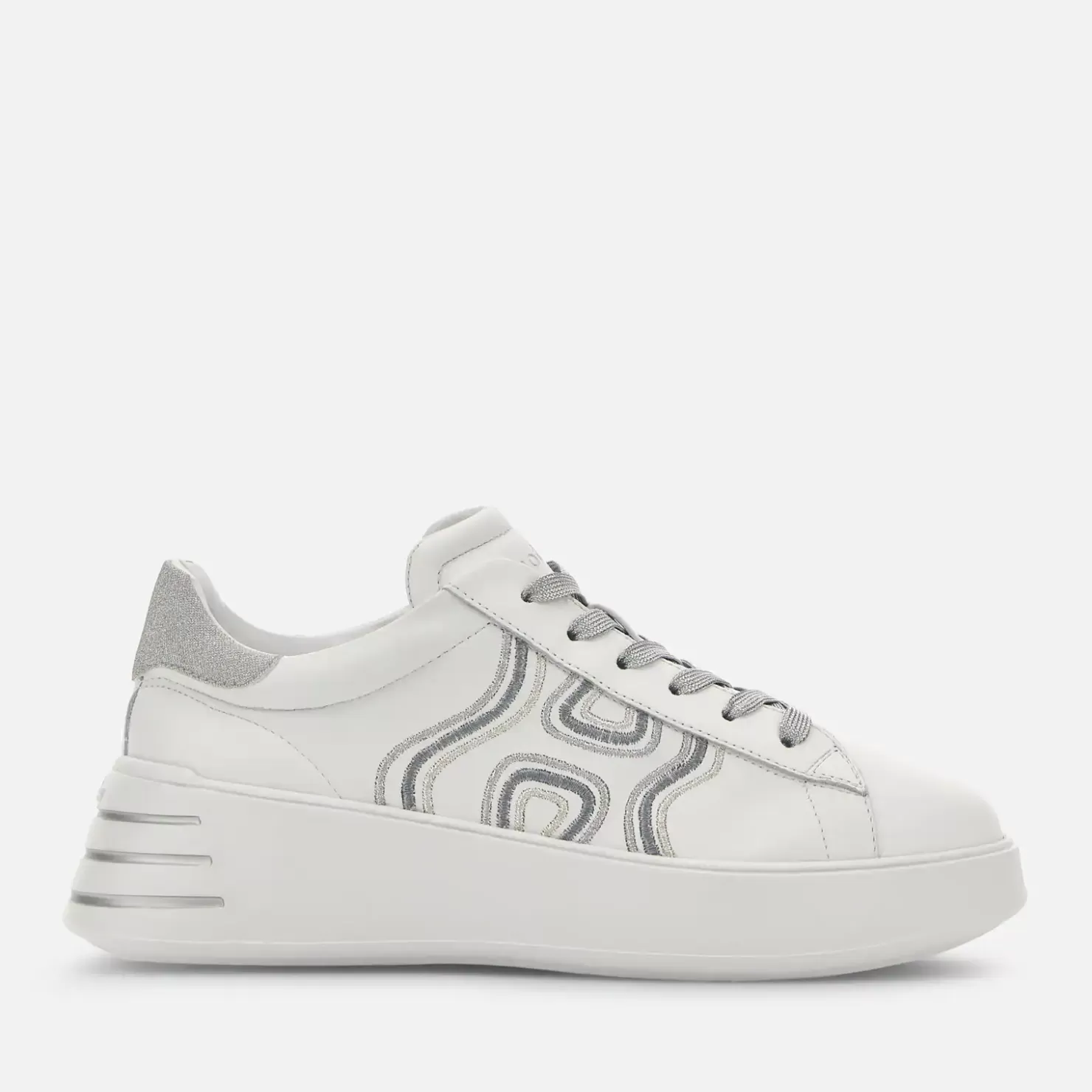 Chunky Sneakers<Hogan Sneakers Rebel Silber/ Weiss