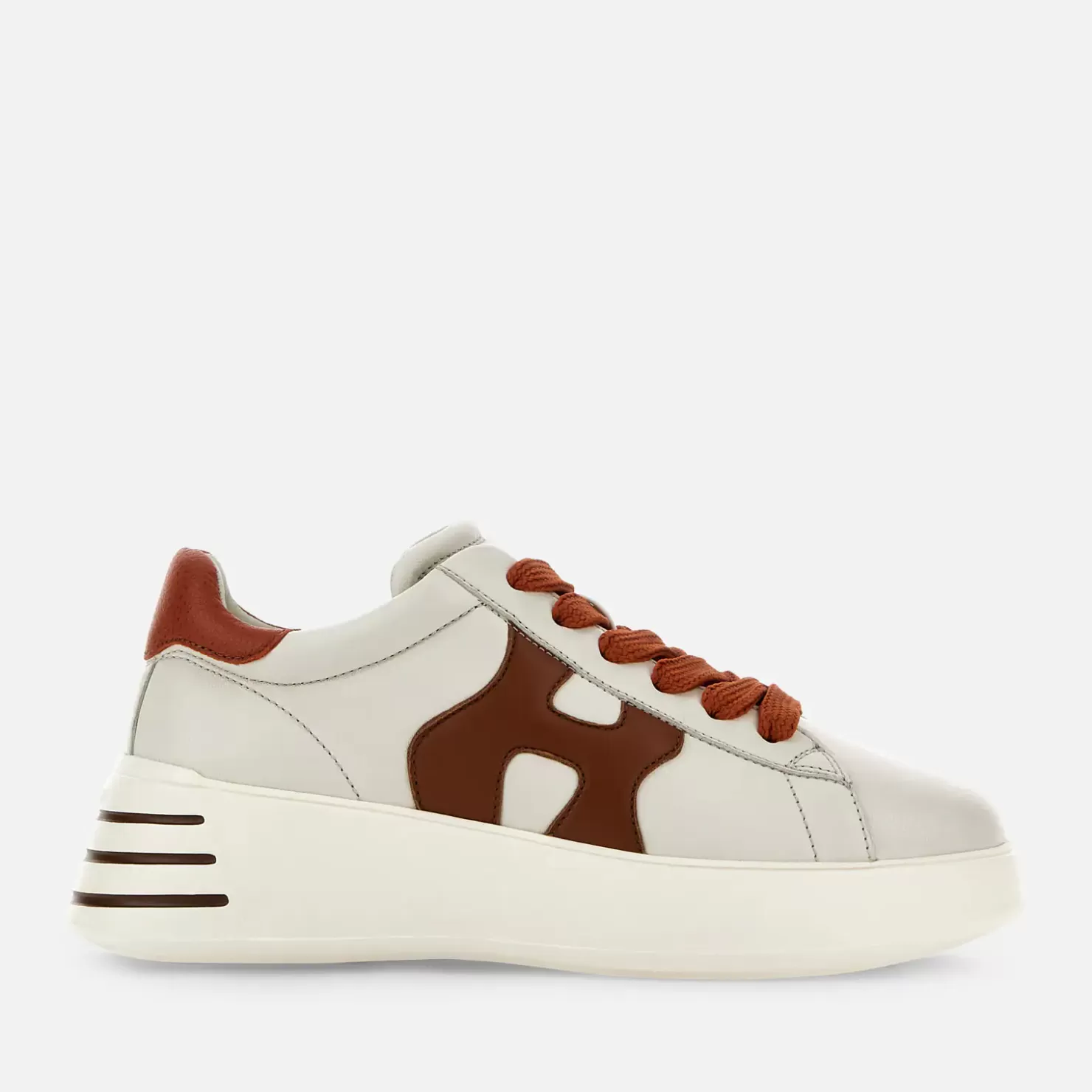 Chunky Sneakers<Hogan Sneakers Rebel Elfenbein/ Braun