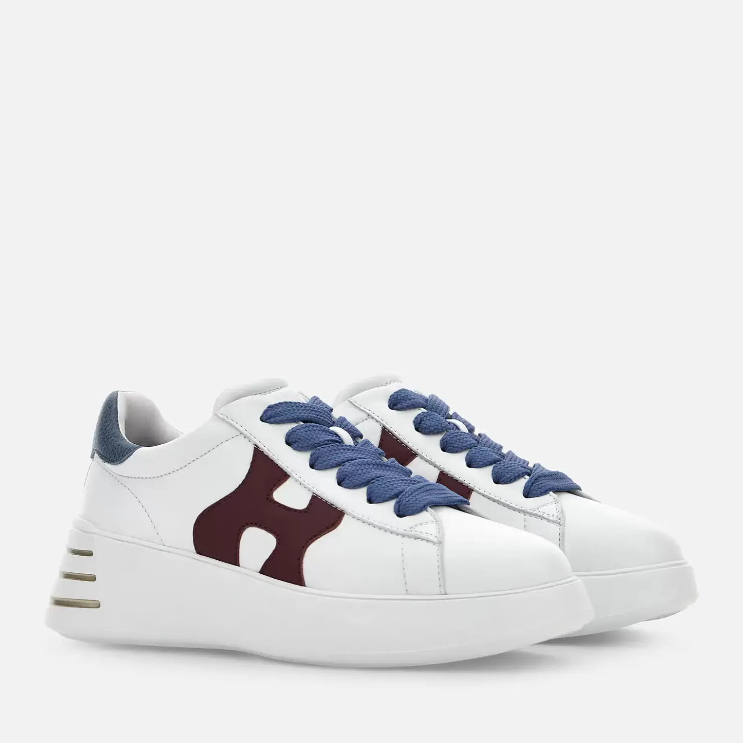 Chunky Sneakers<Hogan Sneakers Rebel Weiss/ Blau/ Rot