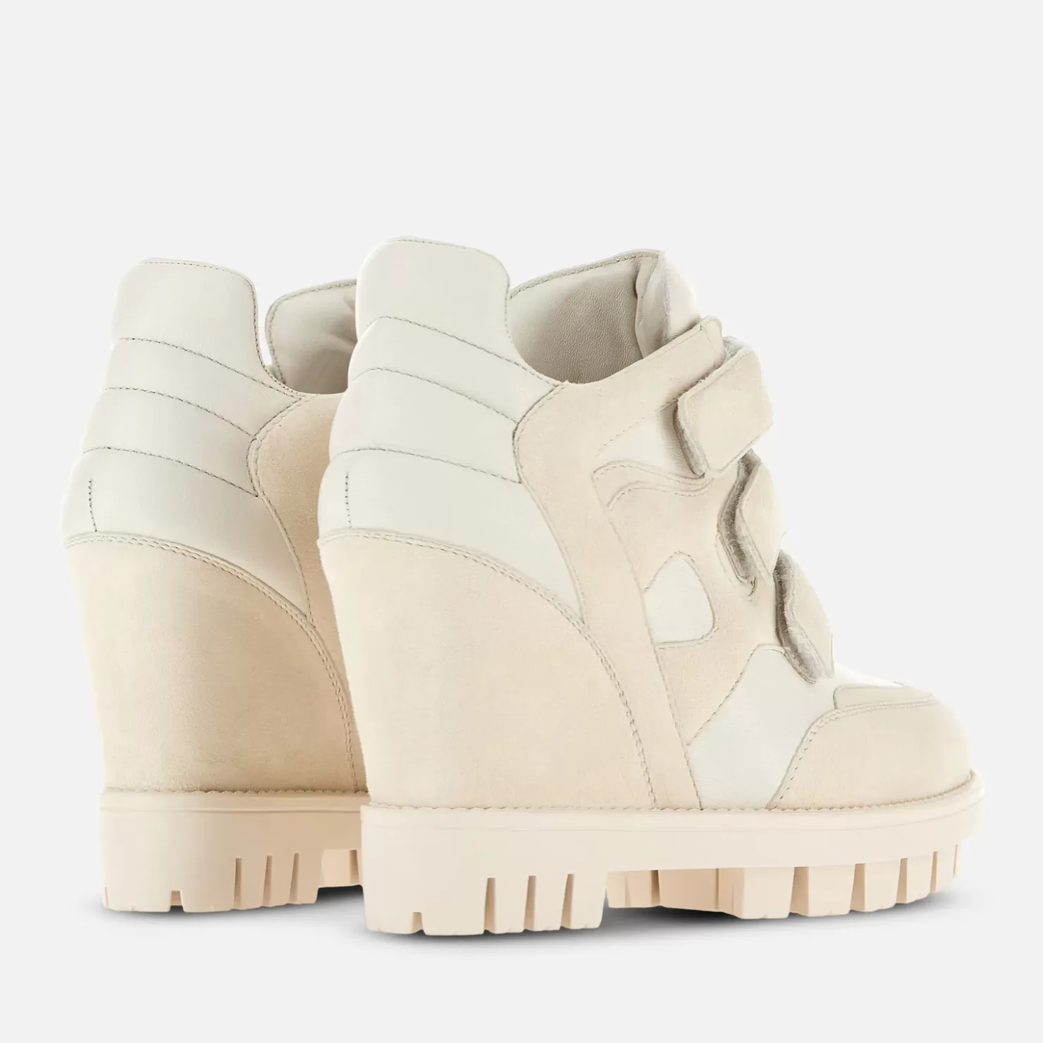 Chunky Sneakers<Hogan Wedge Sneakers H234 Elfenbein